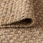JONATHAN Y Estera Hand Woven Boucle Chunky Jute Natural Runner Rug, 2x12, Bohemian, Transitional, Easy-Cleaning for Living Room, Bedroom, Kitchen, Pet Friendly, Non-Shedding (NFR102A-212) - color: Natural, size: 2'2" x 12' (Runner)