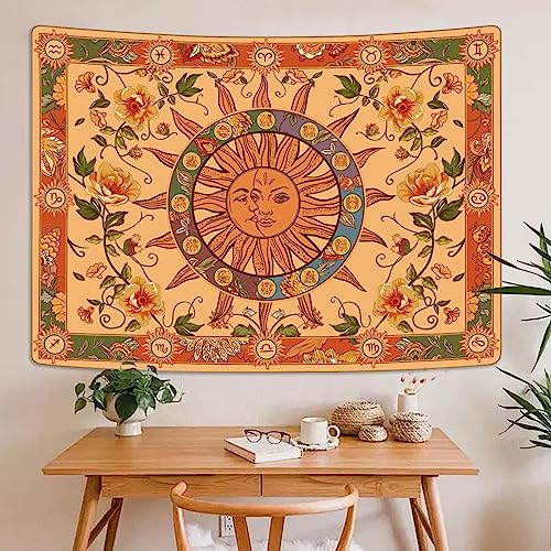 Kanuyee Blacklight Skull Tapestry Wall Hanging Tapestry Neon Tapestries For Bedroom Skeleton Horror tapestry UV Room Decor Skull2 36×48 Inches - color: Yellow, size: 48"L x 36"W
