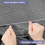 Pllieay 72x118 Inch Non Slip Final Backing Cloth, Vinyl Primary Tufting Cloth Backing Fabric, Non Slip Pad with Plum Blossom Pattern for Carpets Rug Tufting Gun Cushion Punch Needle - size: 6' x 9'10" (Rectangular)