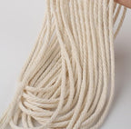 Cotton Macrame Cord 3mm 328yards Natural Colored Macrame Supplies, Soft Craft Cotton Rope for Plant Hanger Wall Hanger Dreamcatcher (Beige)