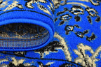 Unique Loom Sialk Hill Collection Area Rug - Washington (2' 2" x 8' 2" Runner, Dark Blue/ Black) - color: Dark Blue/Black, size: 2'2" x 8'2" (Runner)