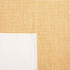 Martha Stewart SAFAVIEH x Collection Area Rug - 2'3" x 8' Runner, Natural & White, Sisal & Jute, Ideal for Living Room, Hallway, Foyer, Entryway, Bedroom (MSR9501H) - color: Natural/White, size: 2'3" x 8' (Runner)
