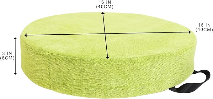 6 Pcs Flexible Floor Cushion for Classroom, Floor Cushions Easy to Clean and Carry,16''x16''x2'' Soft Cushion for Learning Sitting Daycare School Chair Yoga and Meditation (Chenille)