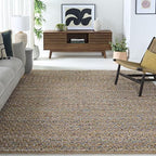 SAFAVIEH Area Rug 8x10 - Cape Cod Collection - Large - Red & Natural, Handmade Braided Jute, Ideal for Living Room, Bedroom, Office, Dining Space (CAP305Q) - color: Red/Natural, size: 8' x 10' (Rectangular)