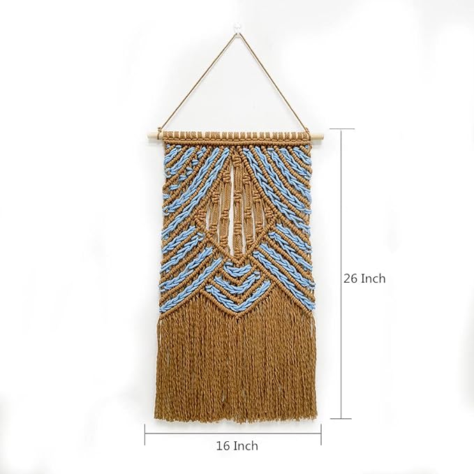BMIDRUT Hanging Macrame Tapestry Dream Catchers Hand Woven Tapestries Boho Wall Art Decor Home Wall Decor Wall Pediment