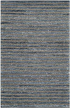 SAFAVIEH Cape Cod Collection Area Rug - 6' x 9', Blue & Natural, Handmade Flat Weave Braided Jute & Cotton, Ideal for High Traffic Areas in Living Room, Bedroom (CAP363A) - size: 6' x 9' (Rectangular)