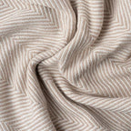 Bed Blanket, Queen Size (79 x 90 Inch), Cotton-Rich Blend, Soft Textured Woven Coverlet, Easycare, Lightweight & Breathable Bed Layering, All Season Bedding, Dove Beige - color: Dove Beige, size: Queen