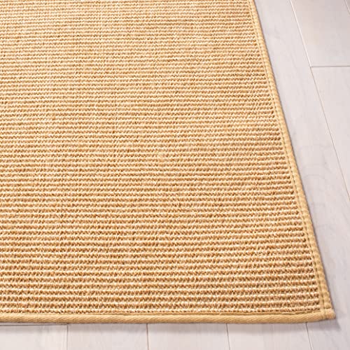 Martha Stewart x SAFAVIEH Area Rug Collection - 1'9" x 2'10", Natural Brown, Sisal & Jute, Farmhouse Style, Ideal for Living Room, Bedroom, Office, Dining Space (MSR9501A) - color: Natural, size: 1'9" x 2'10" (Rectangular)