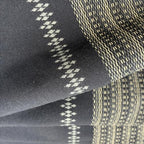 Doorway Curtain (W33.5'xH66.9') Takumi Tapestry Japanese noren Room Divider (Dark Navy) - color: Dark Navy