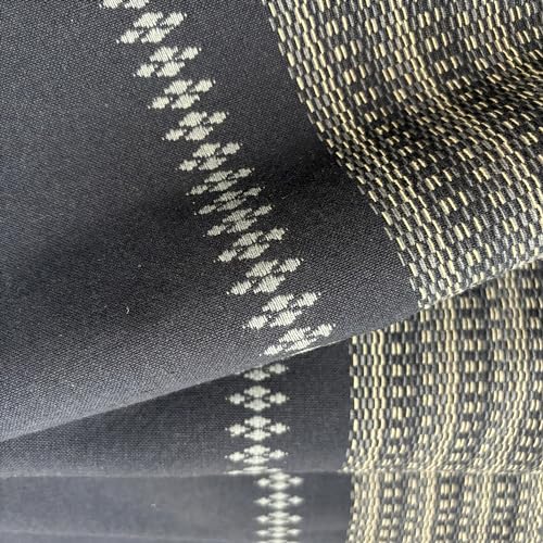 Doorway Curtain (W33.5'xH66.9') Takumi Tapestry Japanese noren Room Divider (Dark Navy) - color: Dark Navy
