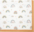 Rainbow Muslin Quilt Baby Blanket - Silky Soft and Breathable Summer Blanket for Toddler - Oversized 47" x 47" - 2 Layers Muslin Swaddle Blankets for Baby Boy and Girl (B Rainbow)