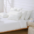 Ashler Throw Pillow Inserts- 20x26 Pillow Inserts with Air Layer, Premium Bed and Couch Pillows - Indoor Decorative Throw Pillow, Lumbar Cushion Sham Stuffer, Pack of 4, White