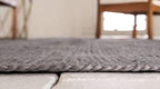 Unique Loom Braided Jute Collection Area Rug - Dhaka (5' 1" x 8' Rectangle, Gray)