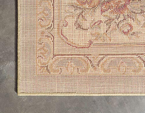 Unique Loom Versailles Collection Area Rug - Henry (2' x 3' 1" Rectangle Green/Cream) - color: Green/Cream, size: 2'2" x 3'1" (Rectangular)