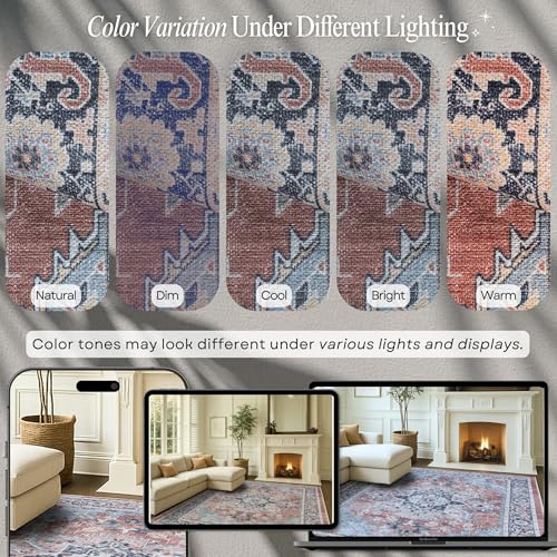 Fame Rugs Modern Oushak Rug. Oversize Vintage Turkish Gray Oriental Antique Inspired Washable Oversized Area Rugs. Extra Large Luxury Living Room Bedroom 9'8 x 13' - color: 401tb, size: 2' x 3' (Rectangular)