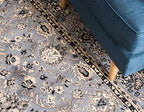 Unique Loom Sialk Hill Collection Area Rug - Washington (2' 2" x 8' 2" Runner Gray/Black) - color: Gray/Black, size: 2'2" x 8'2" (Runner)