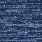 Nourison Home Nourison Essentials Navy Blue 2'2" x 7'6" Area Rug - Easy Clean, Non Shedding, Bed Room, Living Room, Dining Room, Kitchen (8' Runner) - color: Navy Blue, size: 2'2" x 7'6" (Runner)