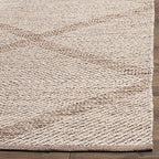 SAFAVIEH Montauk Collection Accent Rug - 4' x 6', Beige, Handmade Cotton, Ideal for High Traffic Areas in Entryway, Living Room, Bedroom (MTK821E) - color: Beige, size: 4' x 6' (Rectangular)