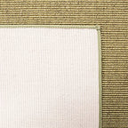 Martha Stewart x SAFAVIEH Area Rug Collection - 2'3" x 8' Runner, Green, Sisal & Jute, Farmhouse Style, Ideal for Living Room, Bedroom, Foyer, Hallway (MSR9501Y) - color: Green, size: 2'3" x 8' (Runner)