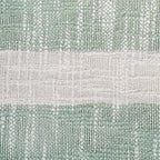 DII Mid-Century Modern Slub Stripe Woven Throw, Mint, 50x60 - color: Mint
