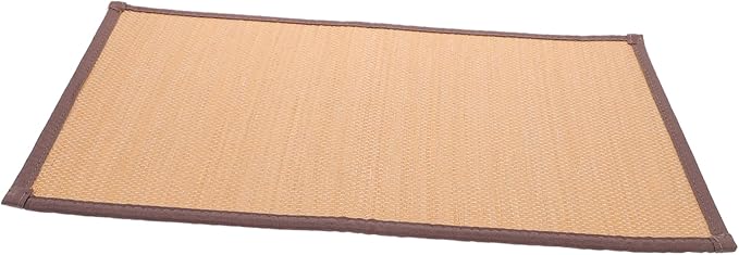 Natural Woven Floor Pillow Boho Home Decor Seating Mat Carbonized Thickness