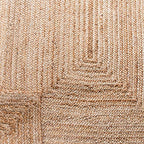 SAFAVIEH Area Rug 2x3 - Cape Cod Collection - Natural Brown, Handmade Braided Flat Weave Jute (CAP252A) - size: 2' x 3' (Rectangular)