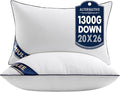 MIULEE Pillows Standard Size Set of 2 Throw Pillows Premium Down Alternative Inserts Lumbar Decorative Inserts Stuffer for Sofa, Couch