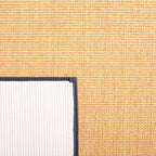 Martha Stewart SAFAVIEH x Collection Area Rug - 2'3" x 8' Runner, Natural & Grey, Sisal & Jute, Ideal for Living Room, Hallway, Foyer, Entryway, Bedroom (MSR9501G) - color: Natural/Grey, size: 2'3" x 8' (Runner)