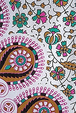 Indian Hippie Bohemian Psychedelic Peacock Mandala Wall Hanging Bedding Tapestry Pink Brown Twin