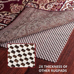 Epica 3x5 Rug Pad | Anti Slip Rug Mat Goes Under Rug, Gripper Pad | Bath Rug Pad, Indoor Outdoor Rug Mat | Rug Padding Keeps Rugs in Place, Protects Floors | Cut to Size for Customized Fit - size: 3' x 5' (Rectangular)