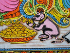 Ganesha/Ganpati religious Cotton Wall Hanging Painting : Size 43"x30" Inches - color: Ganesha