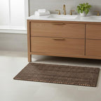 Brown Jute & Cotton Braided Rug Rectangle 2' x 3' – Reversible Soft Accent Rug for Entryway, Kitchen, Bathroom