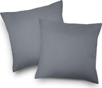 Utopia Bedding 24x24 Pillow Inserts, Set of 2, Grey – Indoor Decorative Throw Pillows for Bed, Sofa & Couch – Soft, Supportive & Fluffy Cushion Inserts