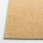 Martha Stewart x SAFAVIEH Area Rug Collection - 2'3" x 8' Runner, Natural & Green, Sisal & Jute, Farmhouse Style, Ideal for Living Room, Bedroom, Foyer, Hallway (MSR9501E) - color: Natural/Green, size: 2'3" x 8' (Runner)