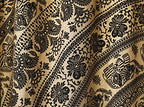 Popular Handicrafts Indian Hippie Bohemian Beautiful Elephant Color Mandala Curtain Panels Black Gold - color: Black Gold, size: 38"W x 83"L (Pack of 2)