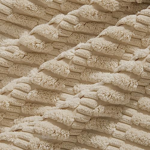 Fancy Homi Decorative Throw Pillow Covers for Bed Couch Bedroom Bench, Soft Corduroy Solid Pillow Case, Rustic Farmhouse Boho Room Decor,20" x 12" (Pack of 1),Tan - color: Tan, size: 20" x 12" (Pack of 1)