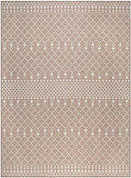 Nourison Home Positano Beige 8' x 10' Area Rug - Easy Clean, Non Shedding, Bed Room, Living Room, Dining Room, Kitchen (8' x 10') - color: Beige, size: 8' x 10' (Rectangular)