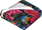 Mexico Bird Throw Blanket Soft Flannel Blanket 60"x50" in Bed Blanket Home Decor for Room Sofa Couch All Season