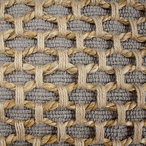 Boho Living Jada Decorative Throw, Includes Accent, Premium Woven Design, Living Room Décor, (1) 20" x 20" Pillow Cover with Insert, Grey - color: Grey, size: (1) 20" x 20" Pillow Cover With Insert