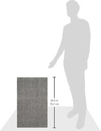 SAFAVIEH Natural Fiber Collection Area Rug - 2'6" x 4', Light Grey, Handmade Jute, Farmhouse Style, Chunky Textured Thick Pile (NF447G)