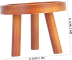 Solid Wood Flowerpot Shelf Boho Home Decor Planter Stand for Houseplants Indoor