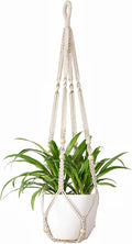Plant Hanger, Hanging Planter Basket with Wood Beads, Decorative Boho Flower Pot Holder for Indoor Outdoor Plants(Pots Not Included)﻿ (1)