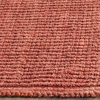 SAFAVIEH Natural Fiber Collection Runner Rug - 2'6" x 6', Rust, Handmade Jute, Farmhouse Style, Chunky Textured Thick Pile (NF447C) - color: Rust, size: 2'6" x 6' (Runner)