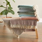 DII Diamond Throw Collection Cotton Woven, 50x60, Hunter Green - color: Hunter Green