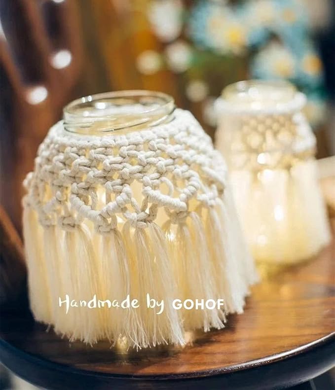 Cotton Macrame Cord 3mm 328yards Natural Colored Macrame Supplies, Soft Craft Cotton Rope for Plant Hanger Wall Hanger Dreamcatcher (Beige)