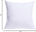 MIULEE Throw Pillow Insert Premium Pillow Stuffer Sham Square Form for Decorative Cushion Bed Couch Sofa 21x21 Inch