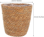 BESPORTBLE 2Pcs Seagrass Basket Covers for Indoor Plants Unique Decorative Storage Baskets Versatile Flower Pot Liners for Living Room Bedroom and Kitchen Decor