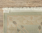 Unique Loom Edinburgh Collection Area Rug - Canmore (5' 1" x 8' Rectangle, Light Green/ Cream) - color: Light Green/Cream, size: 5'1" x 8' (Rectangular)