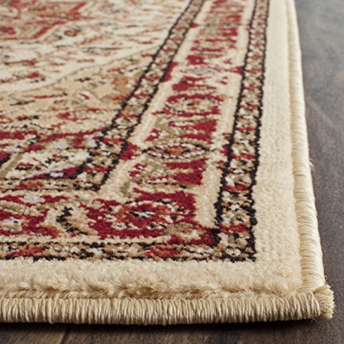 SAFAVIEH Lyndhurst Collection Accent Rug - 2'3" x 4', Ivory & Red, Traditional Oriental Design, Non-Shedding & Easy Care, Ideal for High Traffic Areas in Entryway, Living Room, Bedroom (LNH330A) - color: Ivory/Red, size: 2'3" x 4' (Rectangular)