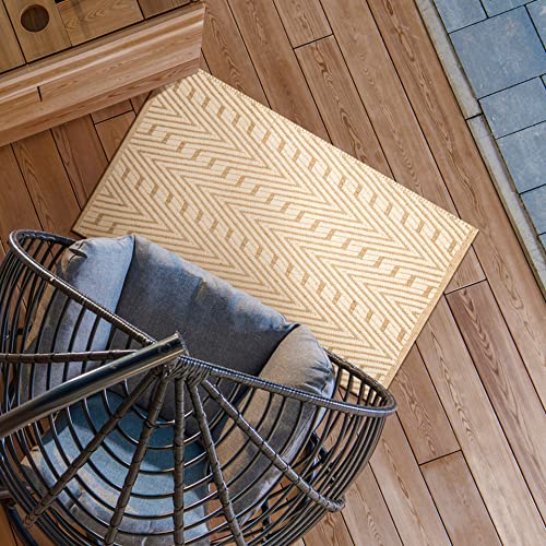 Ramanta Home Jute Cotton Rug 24x36 inches (2x3 Feet) Farmhouse Style,Indoor Entryway Rug, for Room Doorway of Your Home, Hand Woven by Skilled Artisans_Natural Jute Cotton Rug - color: Natural/White, size: 2' x 3' (Rectangular)